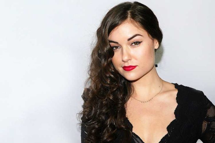 Sasha Grey black dress