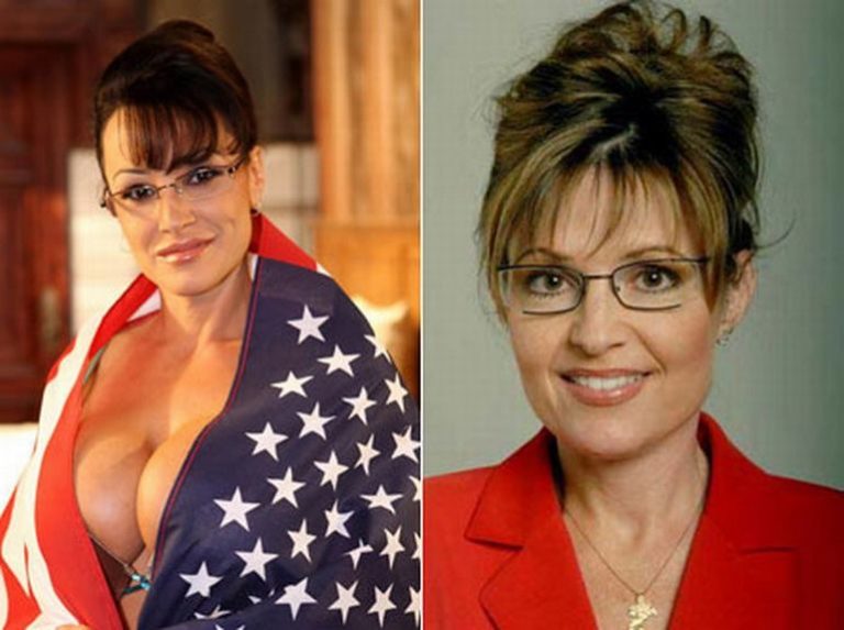 6. Lisa Ann & Sarah Palin.