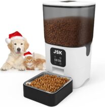 JSK automatic cat and dog feeder